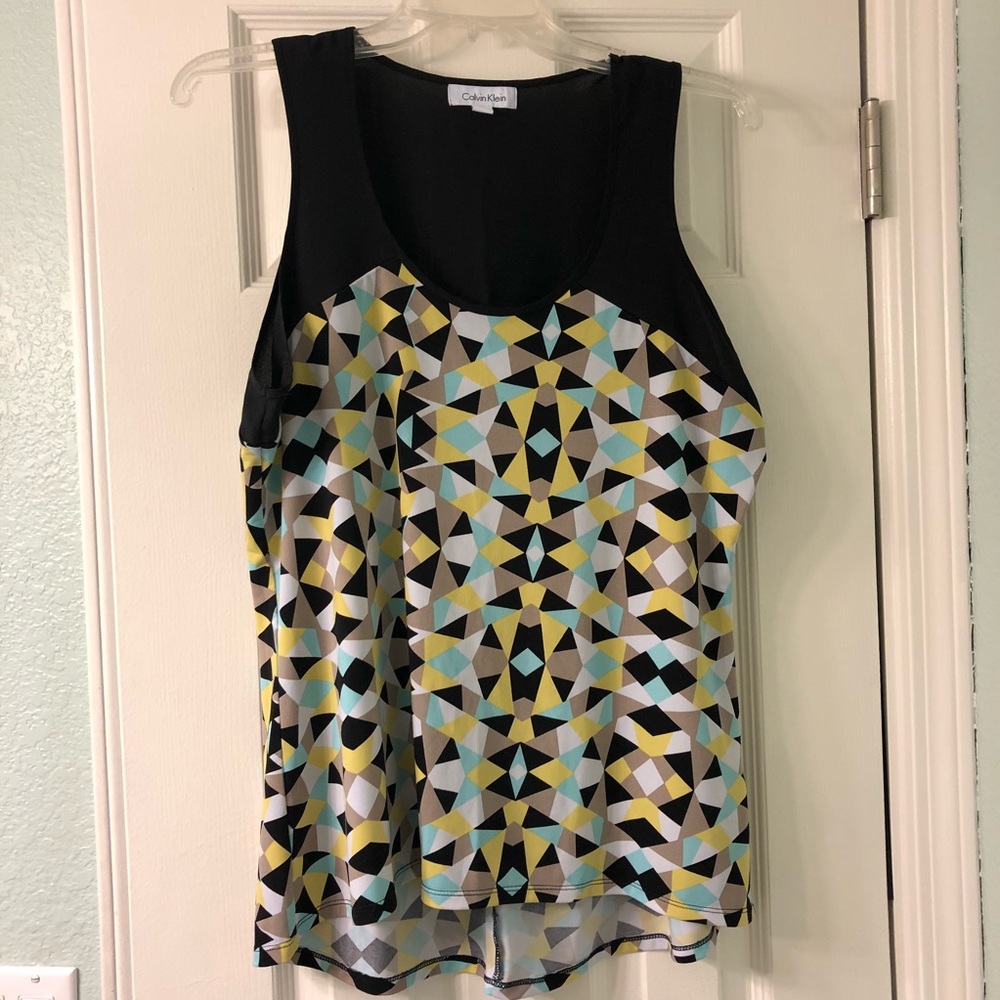Calvin Klein sleeveless blouse